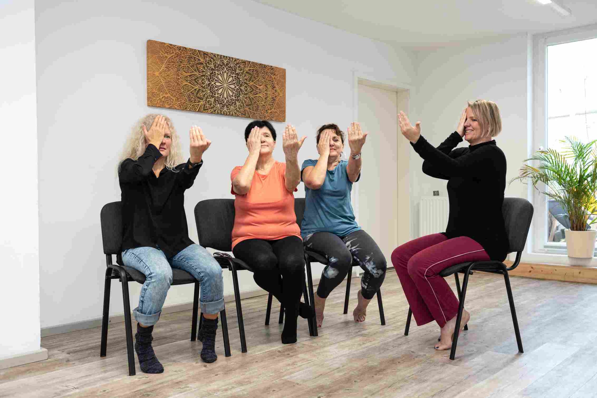 Achtsame Coaching- oder Bewegungsrunde in der Matilde
